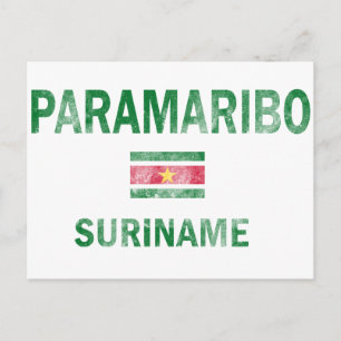 Postal Diseños de Paramaribo Surinam