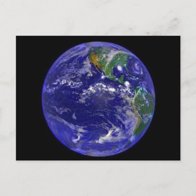 Postal Diseños de planeta Tierra (Anverso)