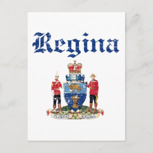 Postal diseños de regina
