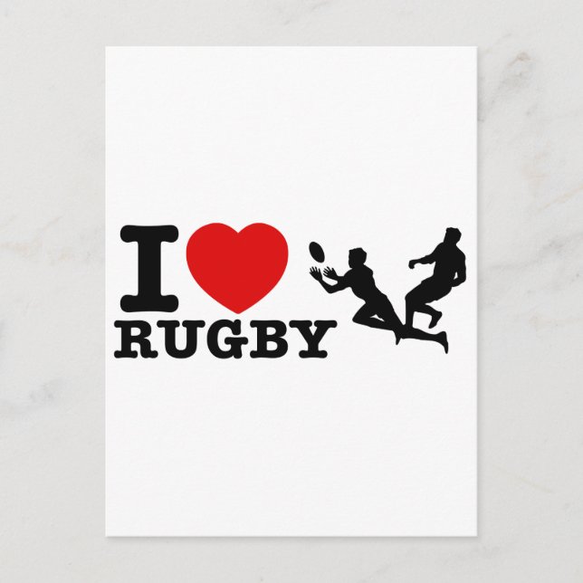Postal Diseños de Rugby (Anverso)