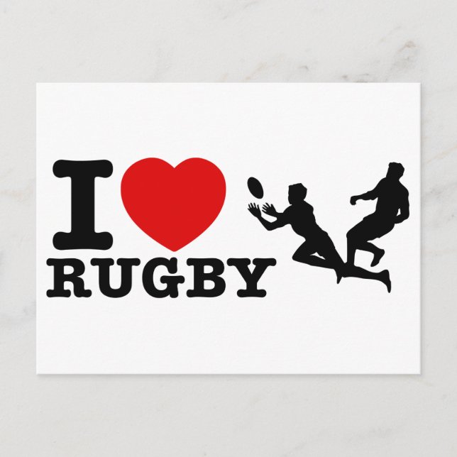 Postal Diseños de Rugby (Anverso)