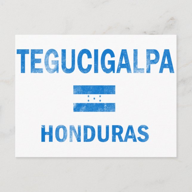 Postal Diseños de Tegucigalpa Honduras (Anverso)