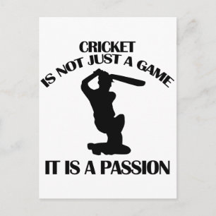 Postal Diseños deportivos de CRICKET