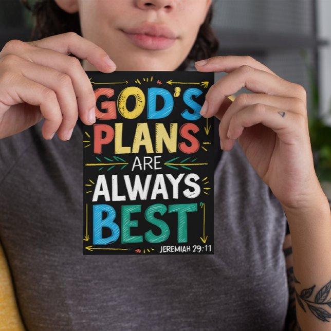 Postal Diseños Divinos Los planes de Dios siempre son los (Subido por el creador)