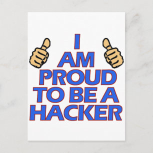 Postal diseños interesantes de Hacker