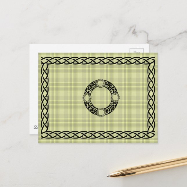 Postal Diseños irlandeses de nudos (Anverso/Reverso In Situ)
