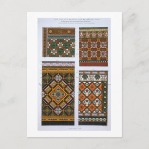 Postal Diseños para Majólica y Baldosas con esmalte para 