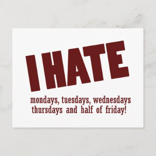 Postal Diseños TGIF