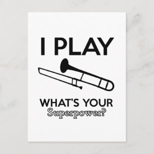 Postal diseños trombónicos