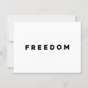 Postal Disfraces de libertad para hombres mujeres