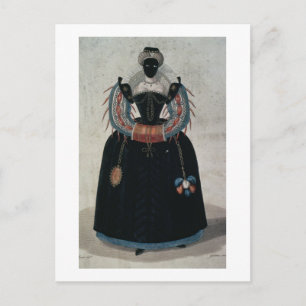 Postal Disfraces de mascarada al estilo de Henri III (col
