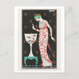 Postal Disfraces de París por Barbier