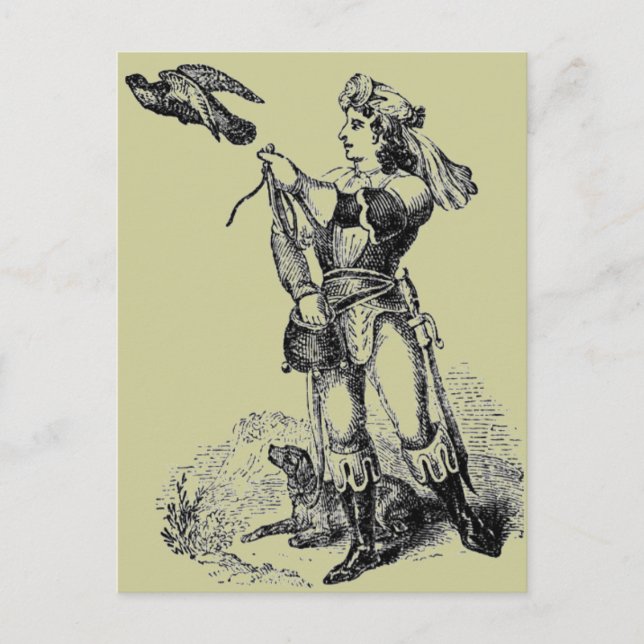 Postal Disfraces isabelinos (Anverso)