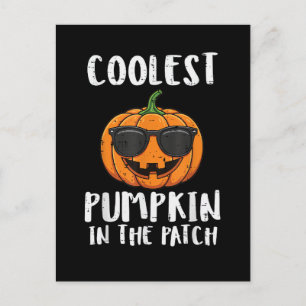 Postal Disfraz de calabaza más genial de Halloween para h