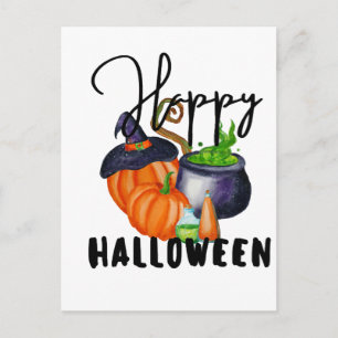 Postal Disfráz de Halloween Decoración de Halloween