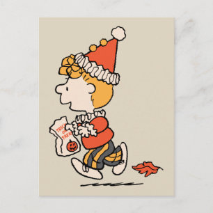 Postal Disfraz de payaso de Sally para Halloween
