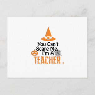 Postal Disfraz divertida de Halloween no puede asustar a 