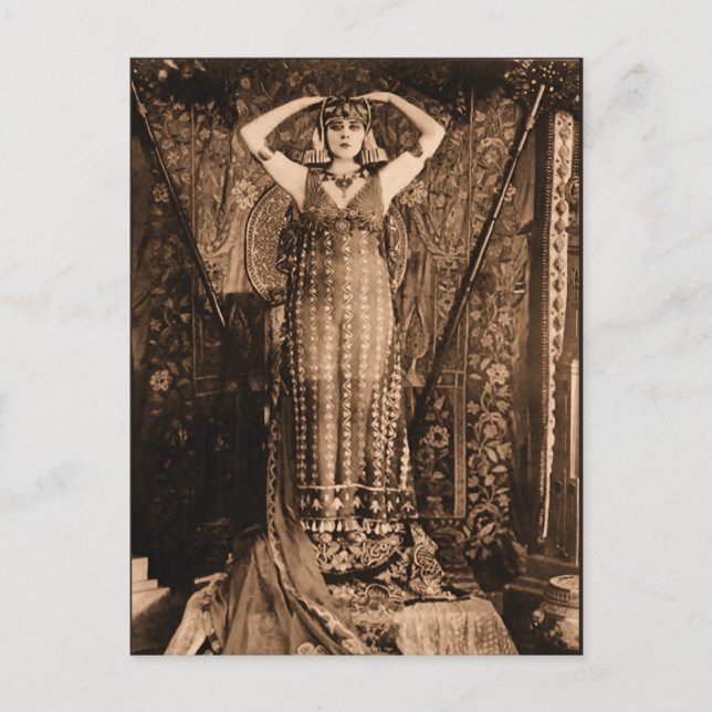 Postal Disfraz egipcio (Anverso)