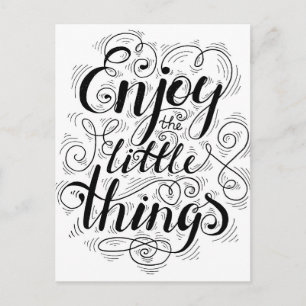 Postal Disfruta De Las Pequeñas Cosas 1