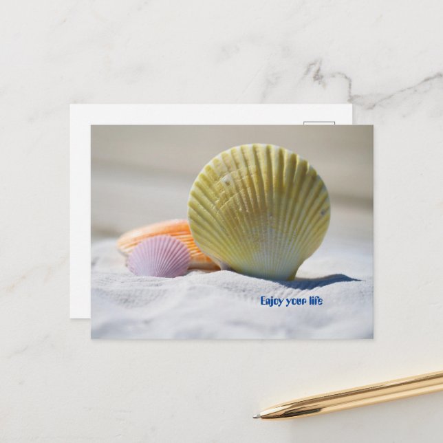 Postal Disfruta de tu vida (Anverso/Reverso In Situ)