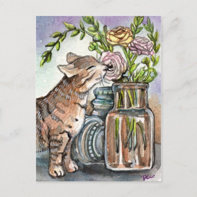 Postal Disfruta tu momento (Anverso)