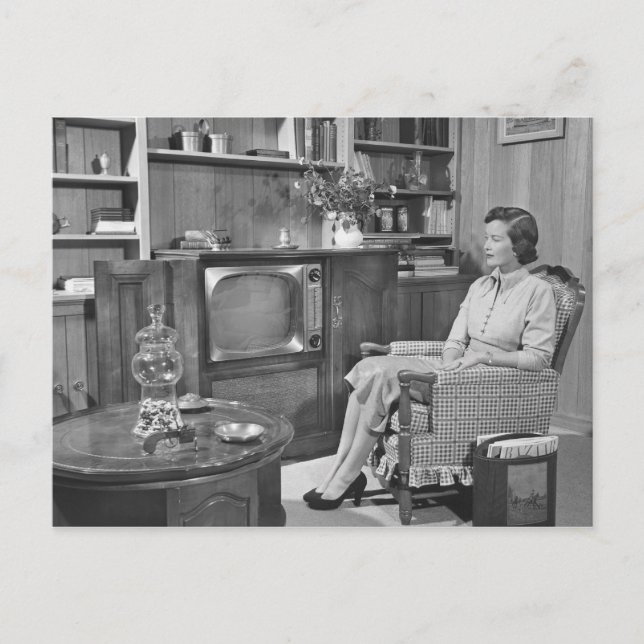 Postal Disfruto Veladas Tranquilas (Anverso)