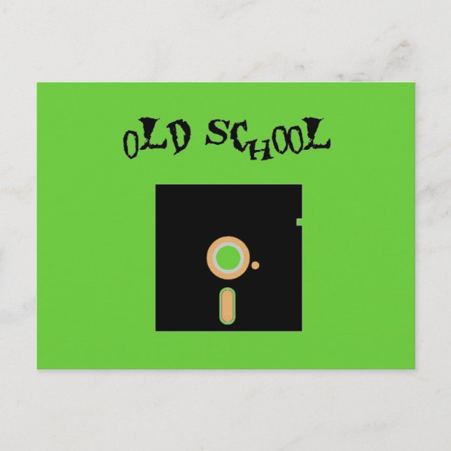 Postal Diskette Old School (Anverso)
