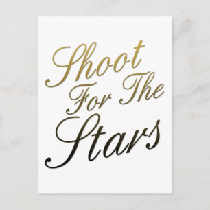 Postal Disparo por las estrellas