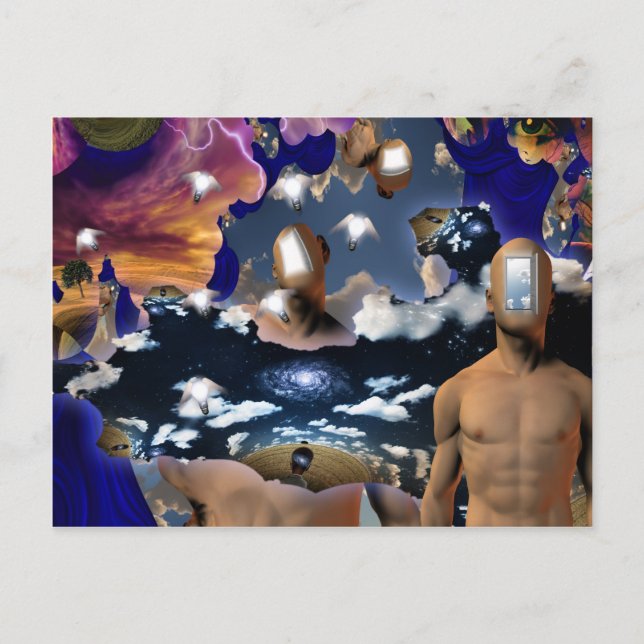 Postal Dispensación de mentes (Anverso)