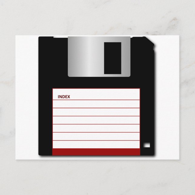 Postal Disqueta de 3,5 pulgadas Diskette viejo disco de c (Anverso)