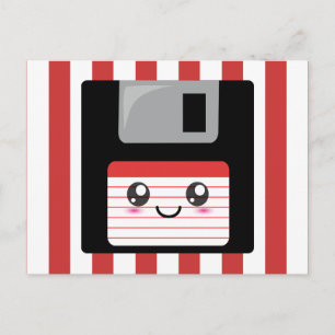 Postal Disquete de Kawaii