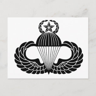 Postal Distintivo de paracaidista, Maestro