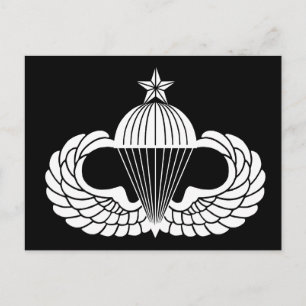 Postal Distintivo de paracaidista, Senior