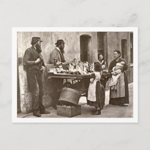 Postal Distribuidor en Fancy Ware, 1876-77 (tipo de mader