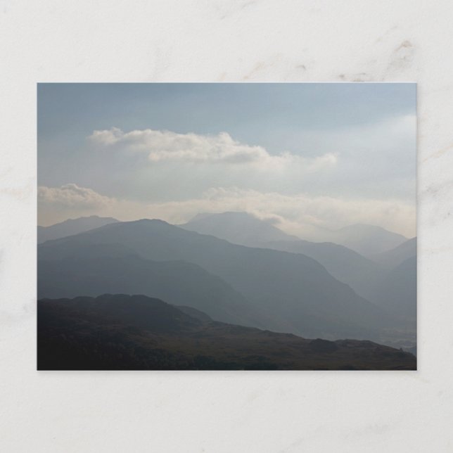 Postal Distrito de Borrowdale Keswick Lake (Anverso)