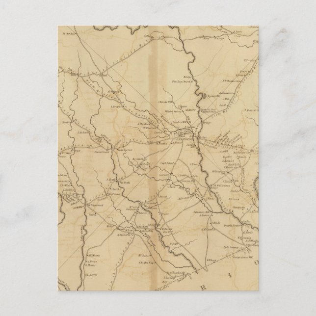 Postal Distrito de Darlington, Carolina del Sur (Anverso)