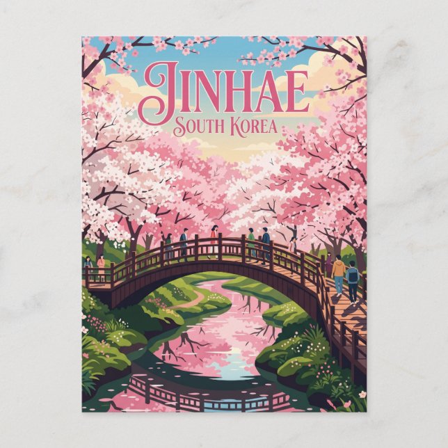 Postal Distrito de Jinhae Corea del Sur (Anverso)