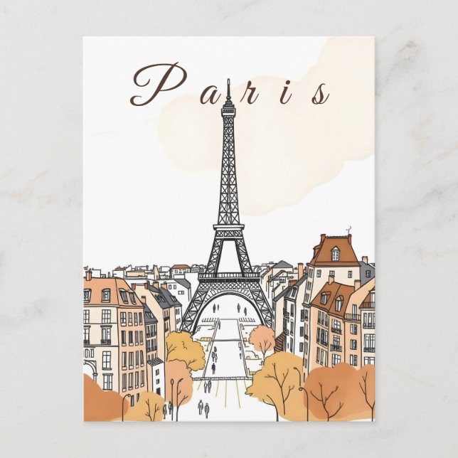 Postal Distrito de París (Anverso)