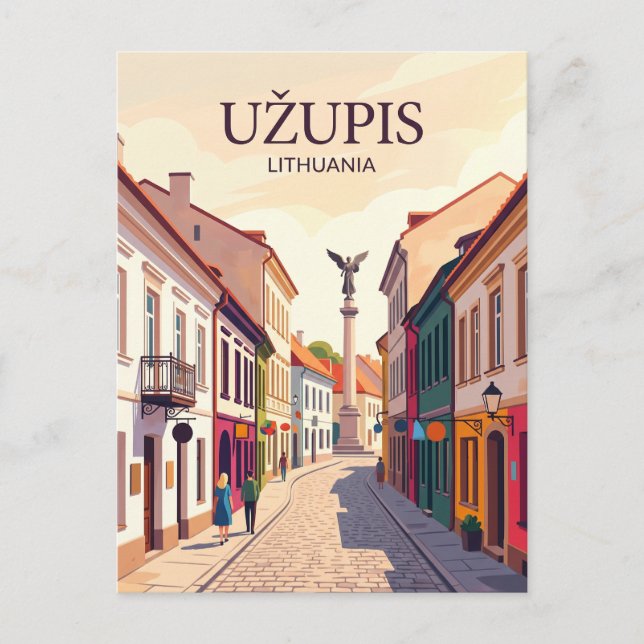 Postal Distrito de Užupis Lituania (Anverso)