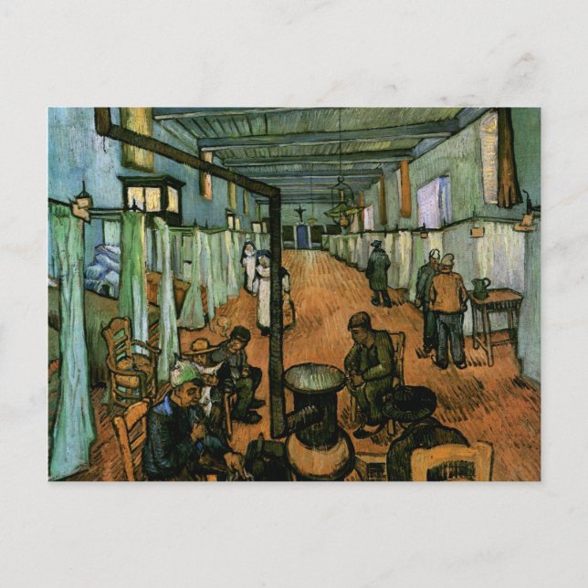 Postal Distrito del Hospital de Arles, Vincent van Gogh (Anverso)