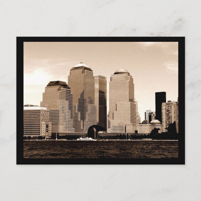 Postal Distrito financiero de NYC (Anverso)