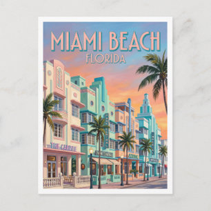 Postal Distrito Histórico Art Déco Miami Beach Florida