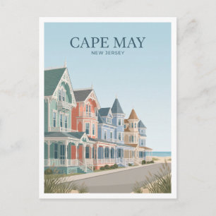 Postal Distrito Histórico de Cape May Nueva Jersey Recuer