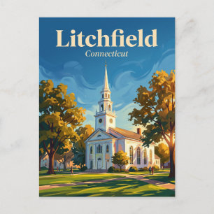 Postal Distrito Histórico de Litchfield Connecticut