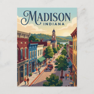 Postal Distrito Histórico de Madison Indiana