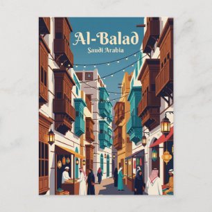 Postal Distrito Histórico de Yeda (Al-Balad) Arabia Saudi