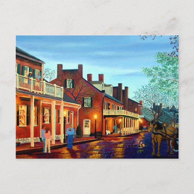 Postal Distrito histórico II de St. Charles (Anverso)