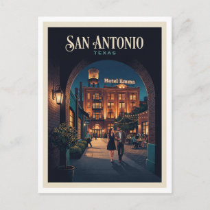 Postal Distrito Pearl y Hotel Emma de Noche San Antonio