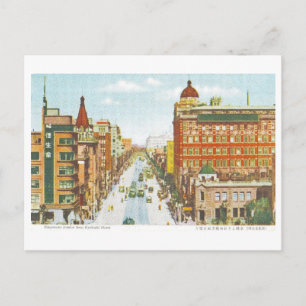 Postal Distrito Vintage Nihonbashi desde la calle Kyobash