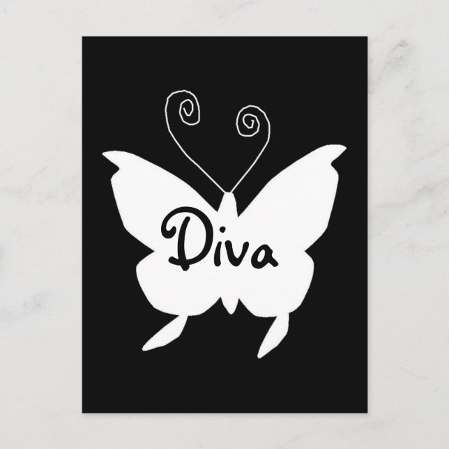 Postal Diva Butterfly I (Anverso)